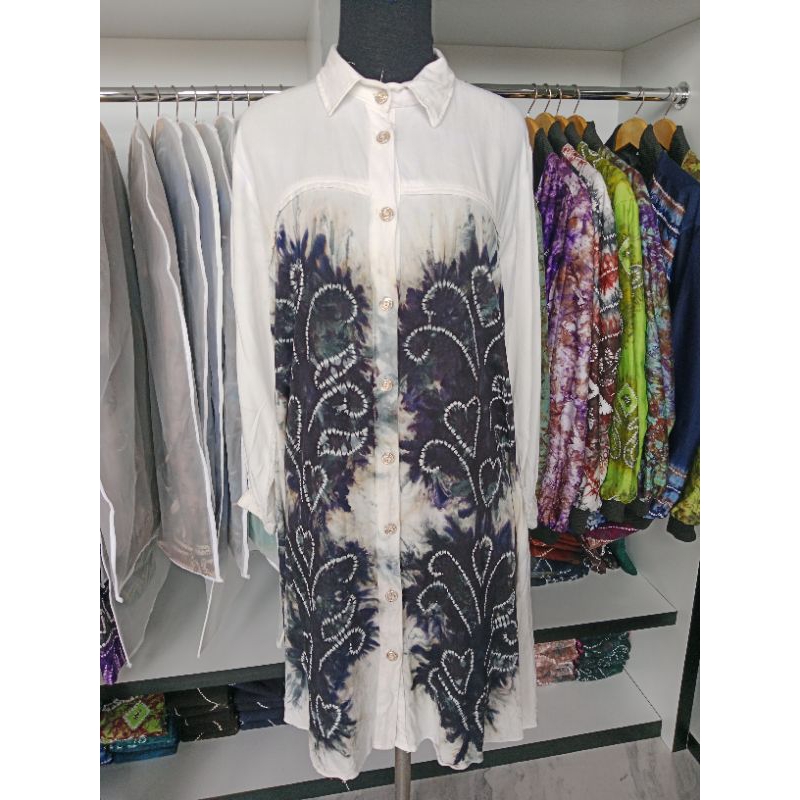 PO Atasan Kemeja Tunik Wanita Batik Sasirangan