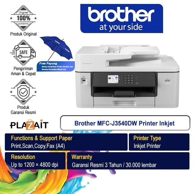 Brother MFC-J3540DW Printer Inkjet - J3540dw