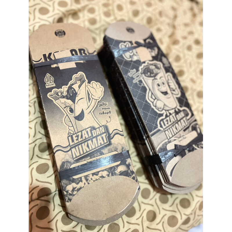 

Kemasan Kebab Warna Coklat Tarikan