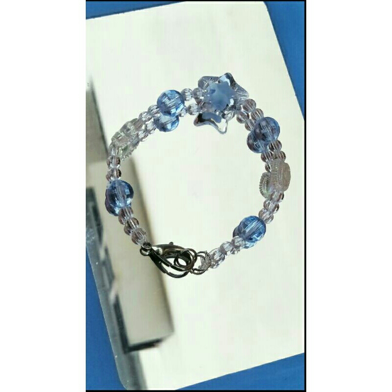 Gelang Manik Biru Laut | Gelang Wanita