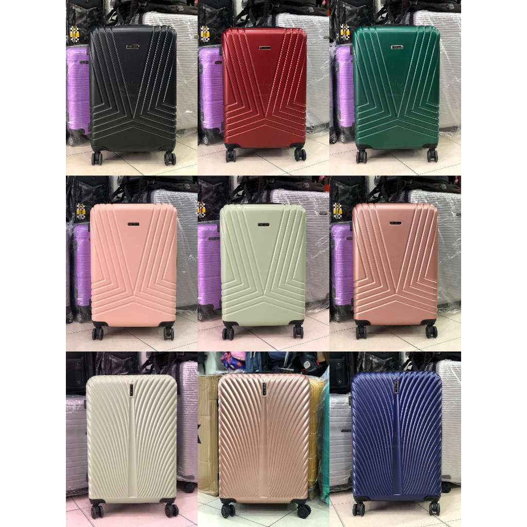 NEW KOPER FIBER POLO 20inch 24inch SET ORIGINAL 100% ZIPPER RODA PUTAR 360DERAJAT SEKAT KAIN &