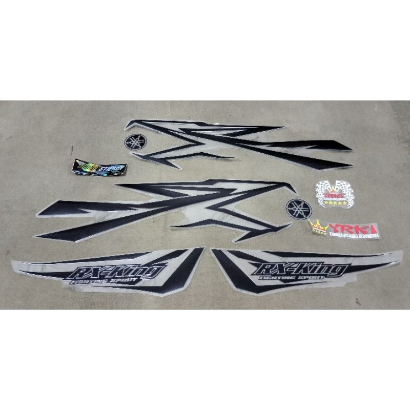 striping RX king list hitam transparan