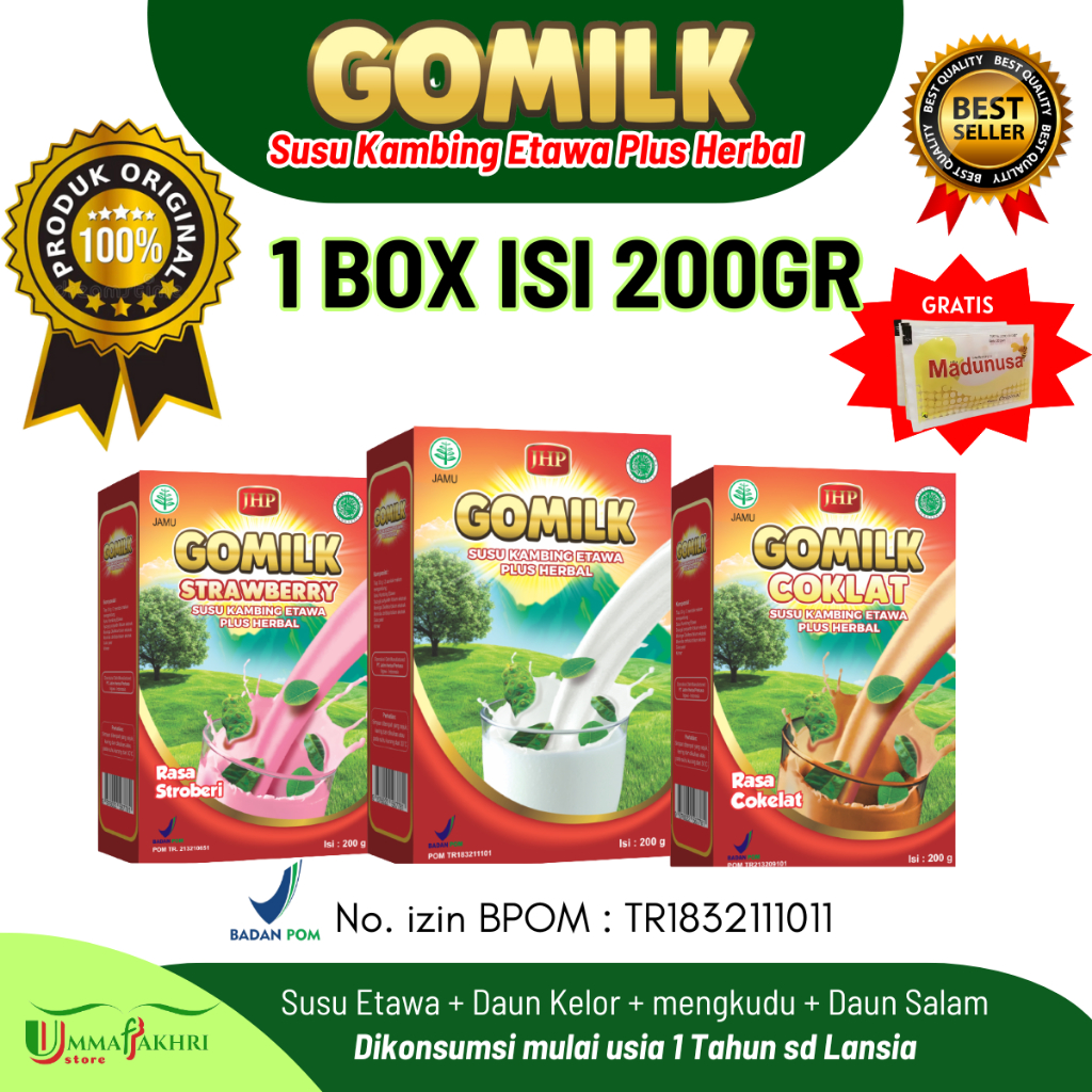 

GOMILK SUSU ETAWA PLUS HERBAL UNTUK NYERI SENDI