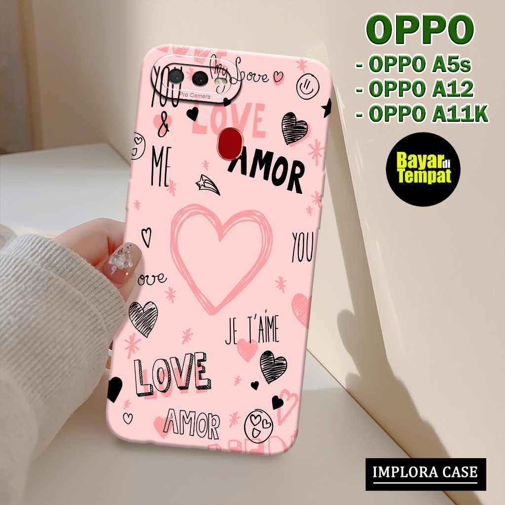 Case Oppo A5s / A12 / A11K Motif Aesthetic IMPLORA CASE Casing Oppo A5s / A12 / A11K Softcase Hp Opp