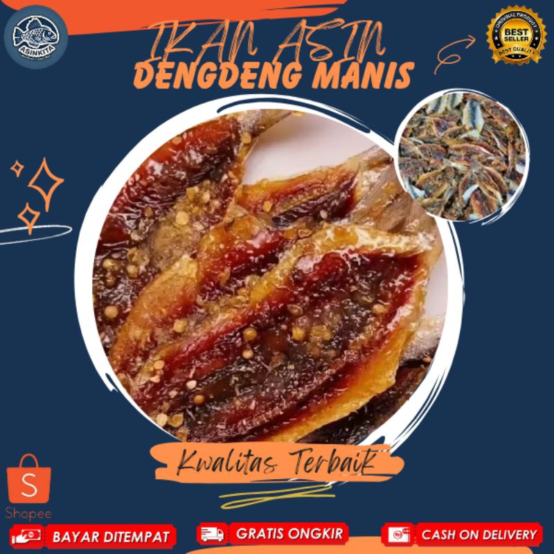 

ikan asin dengdeng manis murah 250 gram 500 gram dan 1000 gram fresh