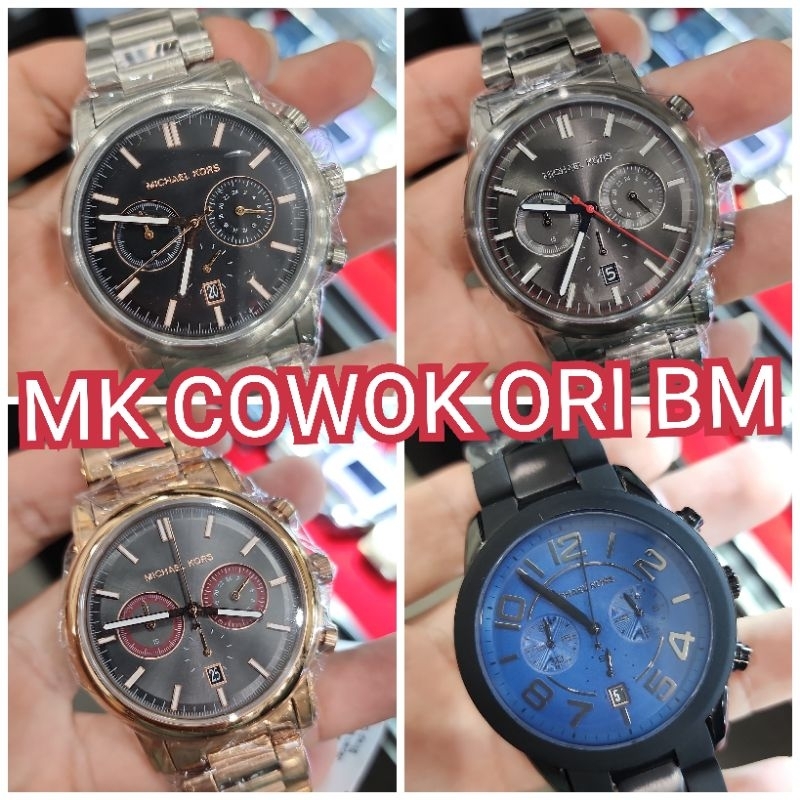 JAM TANGAN PRIA MK / MK COWOK ORIGINAL BM