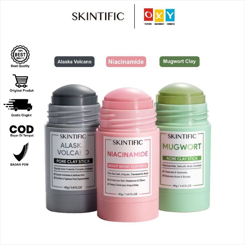 clay mask skintific