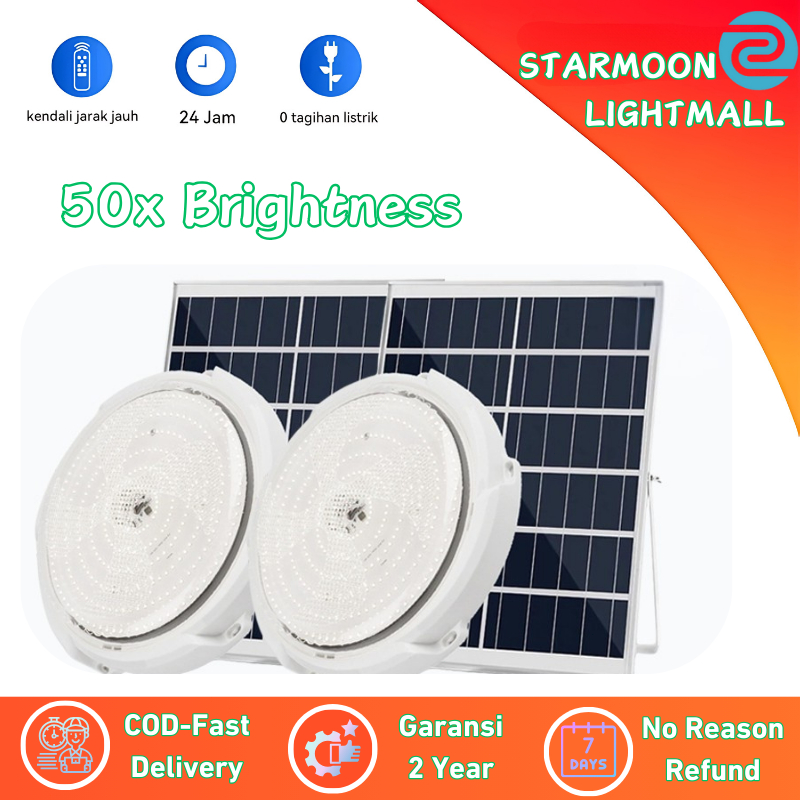Lampu Taman Tenaga Surya Lampu Tenaga Surya Lampu Langit Surya Lampu Plafon Lampu Emergency Tahan 24