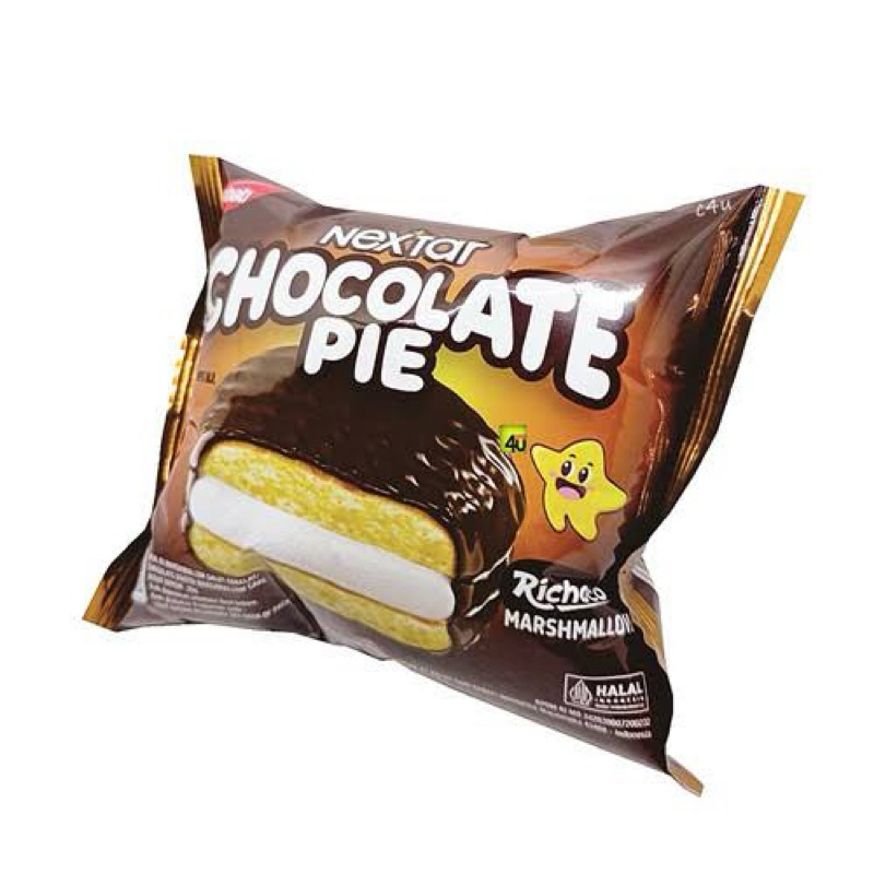 

NABATI NEXTAR CHOCOLATE CHOCO PIE 24gr KUE COKLAT MASRHMALLOW GRAM SNACK MAKANAN RINGAN CEMILAN ANAK GROSIR RENCENG