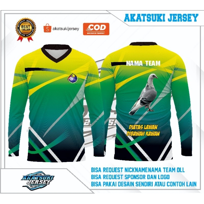 JERSEY MERPATI BALAP CUSTOM