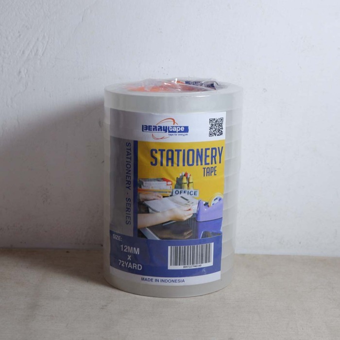 

Nerrd Lakban Bening Murah Stationery Tape 12mm x 72yard