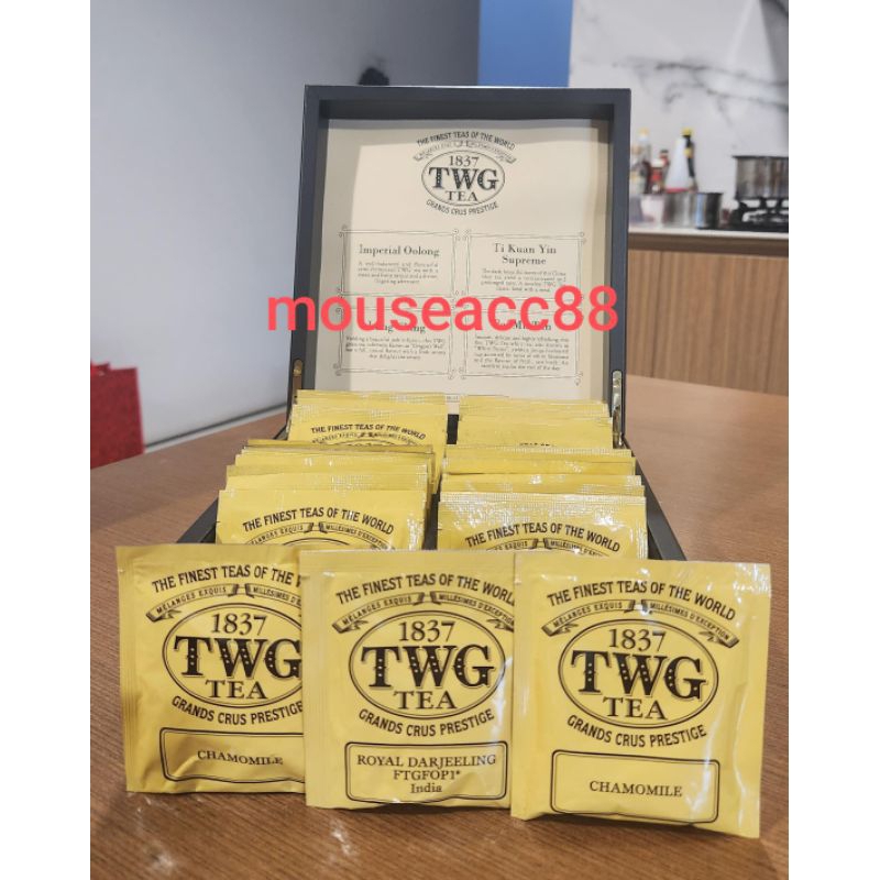 TWG TEA  1837  Teh TWG Original Teh Singapore TWG Teabag TWG Tea Sachet
