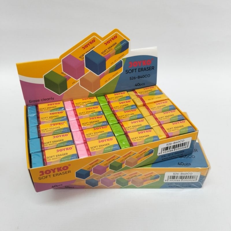 

Eraser / Penghapus Joyko 526-B40CO Warna Kecil