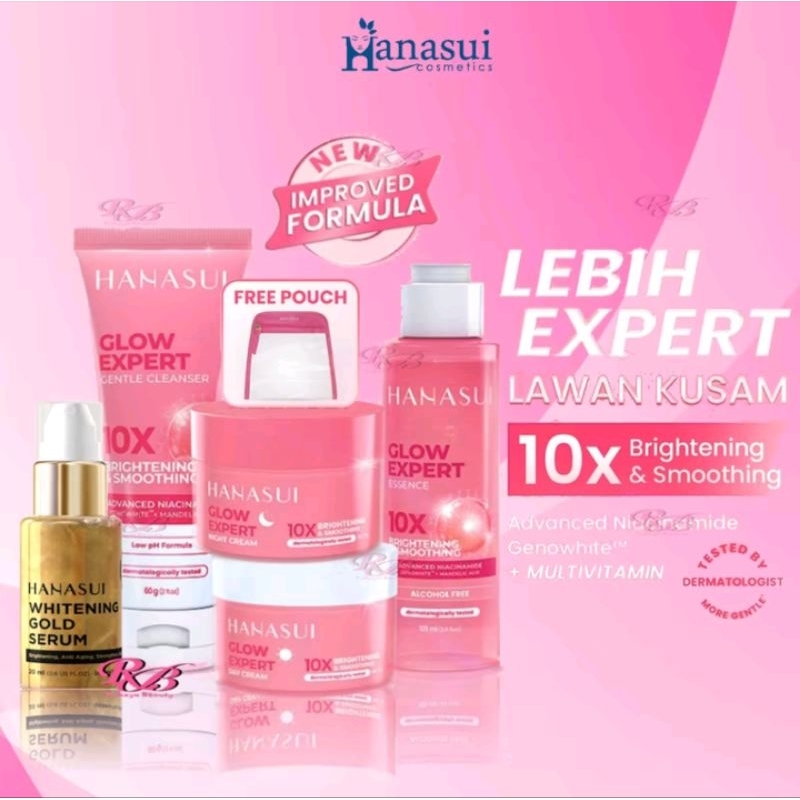 HANASUI skincare paket Lengkap
