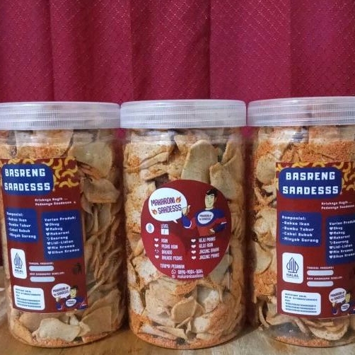 

Basreng Saadesss Toples 1000ml