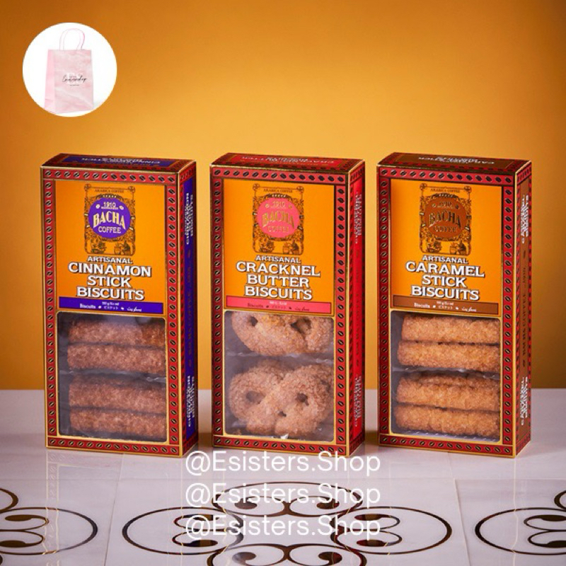 

Bacha Coffee Biscuits Lemon Caramel Cinnamon Sticks Cracknel Gingerbread Butter Biskuit Snack Bacha Coffee Biskuit Bacha 150gram