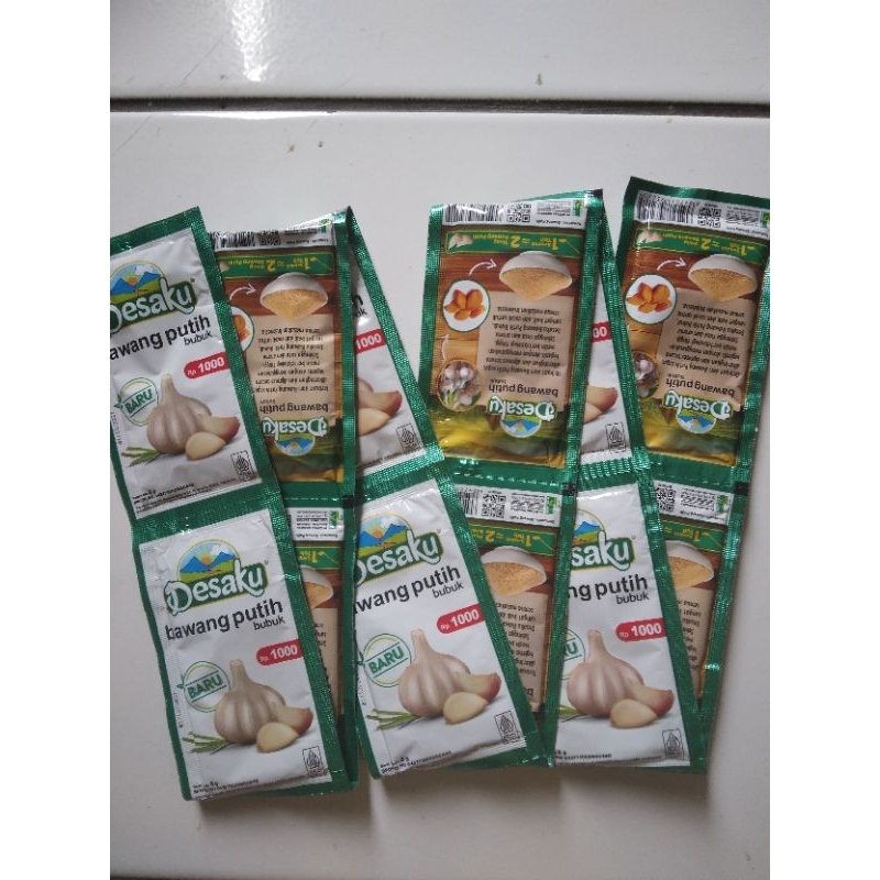 

Desaku Bawang Putih Bubuk Kemasan 1 Renceng isi 12 Sachet