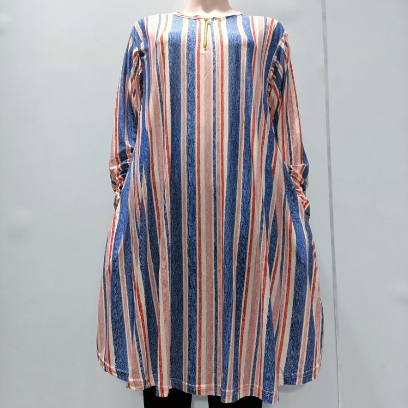 Tunik Busui Super Jumbo Jersey LD 120-160 PB 105/ Tunik Atasan Wanita Muslimah Model Tunik Mayung