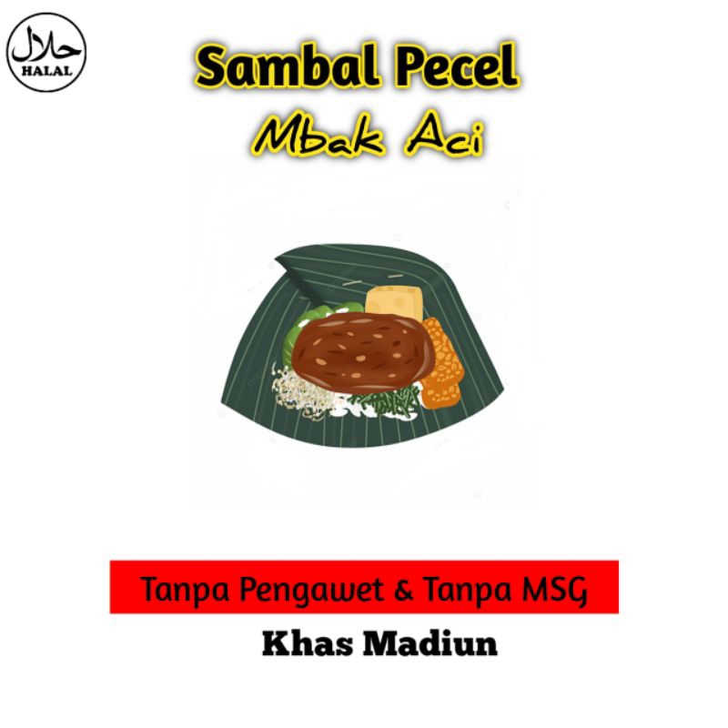 

Sambel Pecel Khas Madiun 250 gram