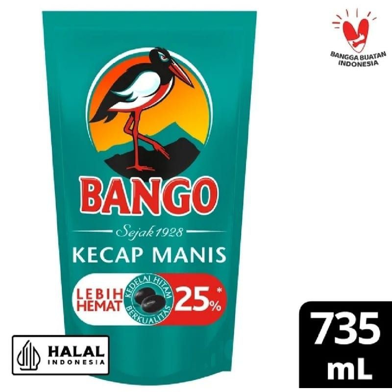 

Bango Kecap Manis Refill 735ml / 1000gr Kemasan Terbaru