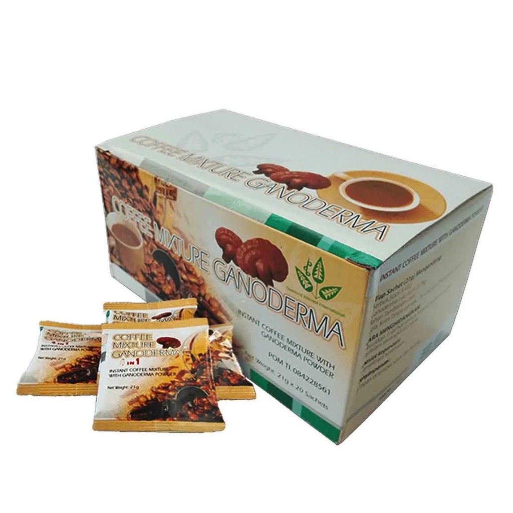 

Kopi GANODERMA 4 in 1 Diamond Interest isi 20 Sachet Original Malaysia