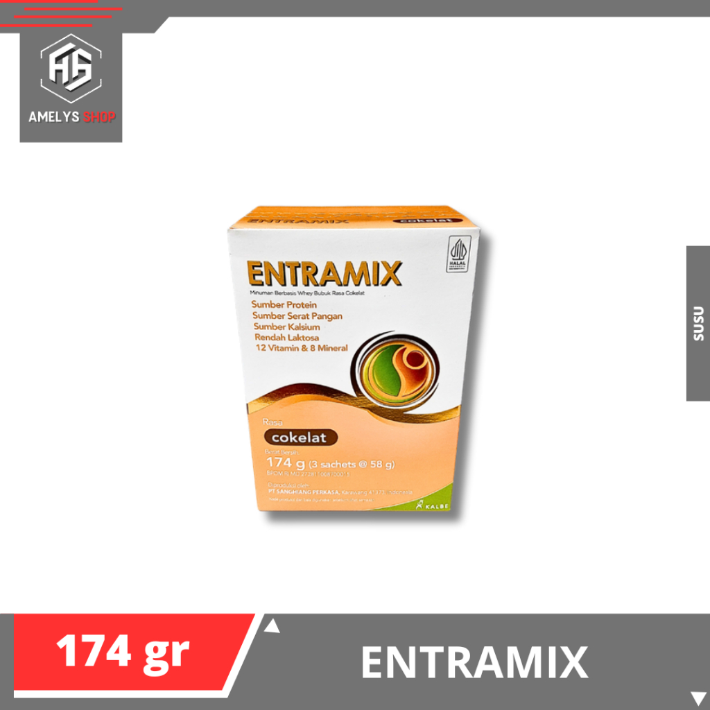 

Entramix 174 gram rasa coklat & rasa vanila