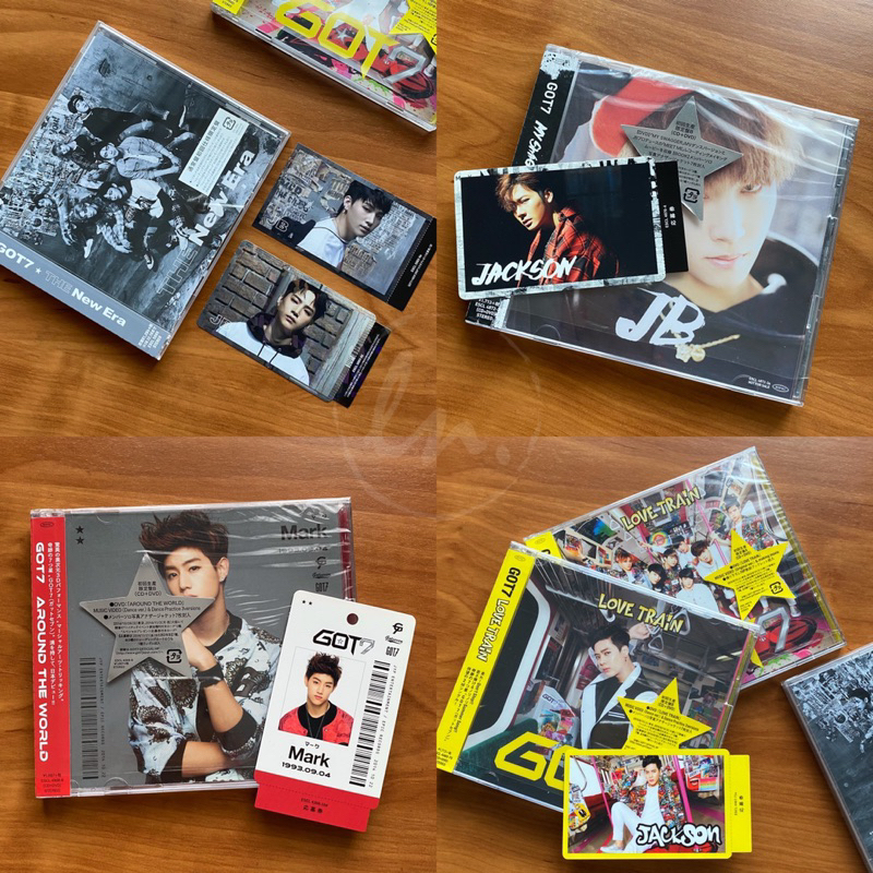 GOT7 JAPAN ALBUM + PHOTOCARD JACKSON / JAYB JB / MARK (THE NEW ERA / AROUND THE WORLD / MY SWAGGER /