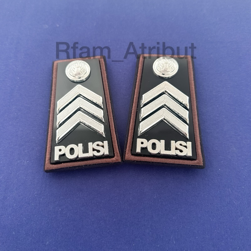 PANGKAT BRIGADIR BRIGPOL POLISI PDH PDU FULL MIKA LIST BORDIR PREMIUM POLRI