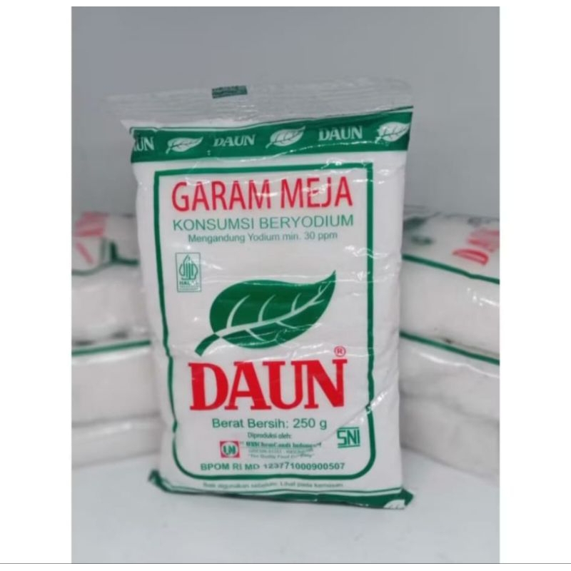 

garam meja beryodium cap daun isi 5 pcs