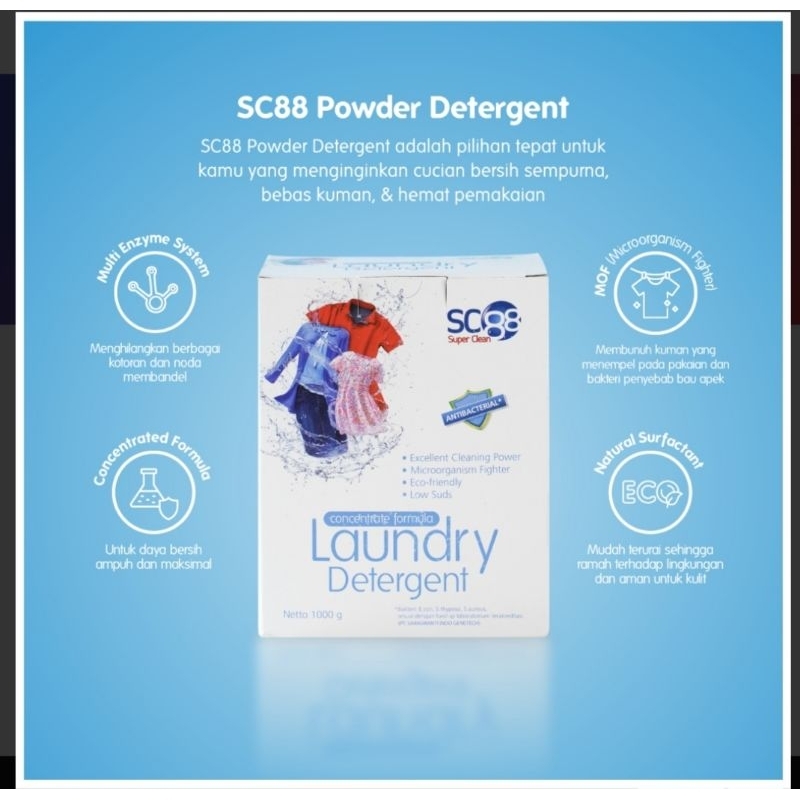 SC88 Laundry Detergent 1 kg