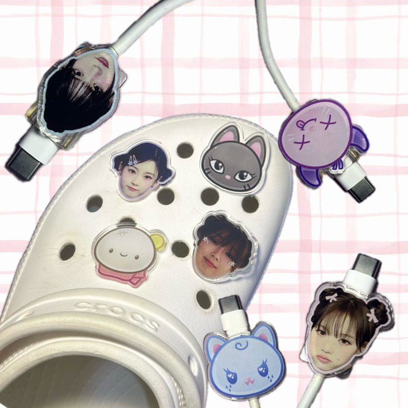 JIBBITZ & CABLE BITES & PIN PENITI & SHOE CLIP CROCS AESPA ENHYPEN SKZOO STRAY KIDS NCT 127 NCT DREA