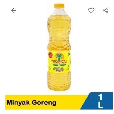 

tropical minyak goreng 1 liter