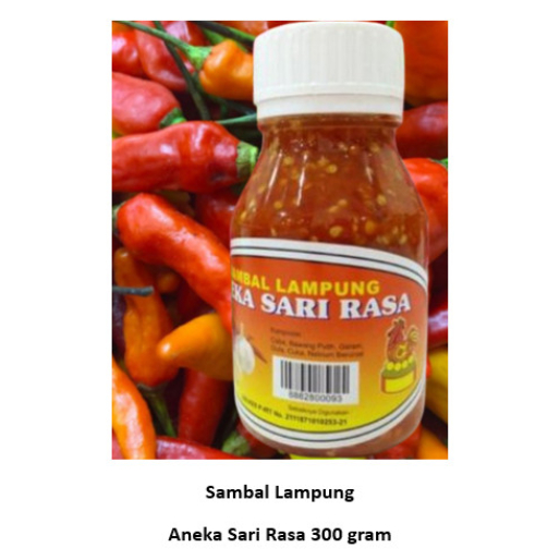

Sambal Lampung Aneka Sari Rasa Asli Lampung Botol Besar 300 gram