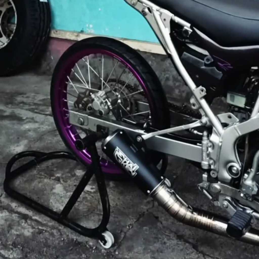 Haiken Knalpot Original KLX 150 dtracker 150 Kolong Bawah