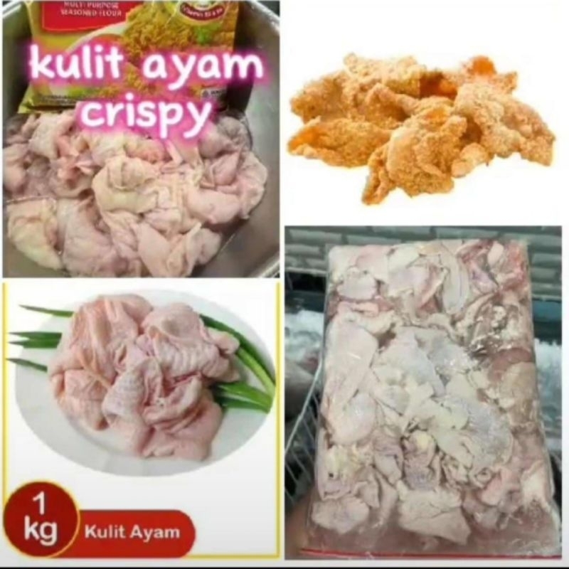

Kulit Leher Ayam 1kg