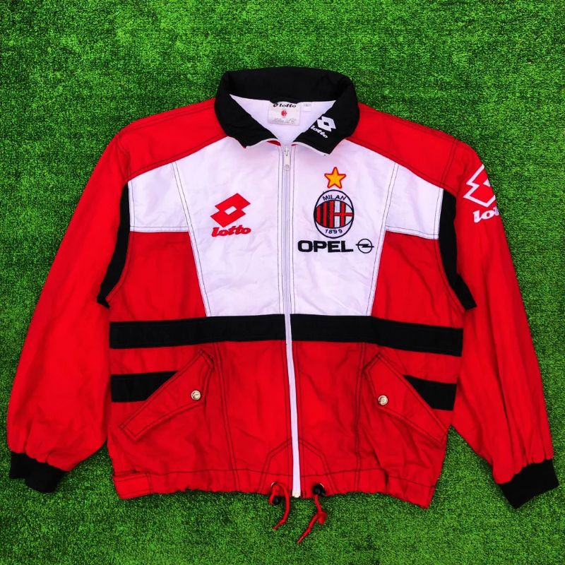 95-96 AC Milan Lotto Track Jacket