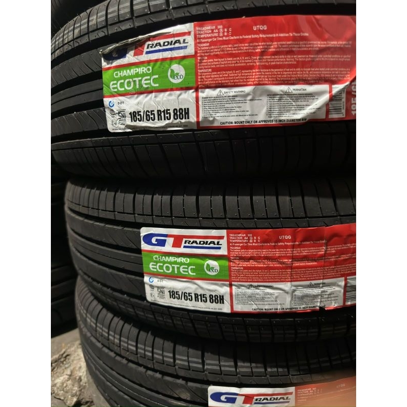 ban mobil 185 65 r15 merk GT ecotec kondisi baru