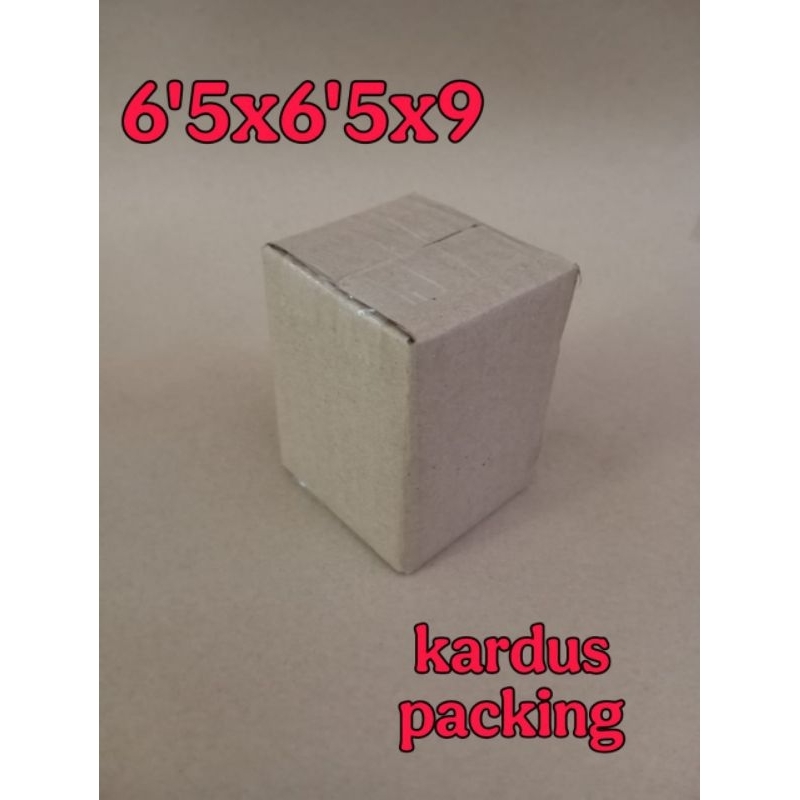 

kardus packing UK 6'5x6'5x9 kardus kecil