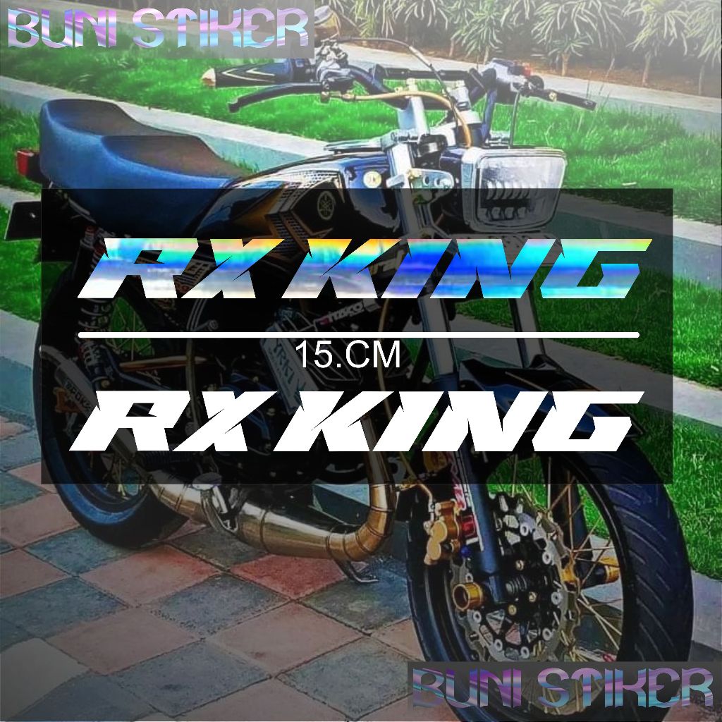 Sticker Cutting Motor RX KING Viral Terlaris 3d Keren