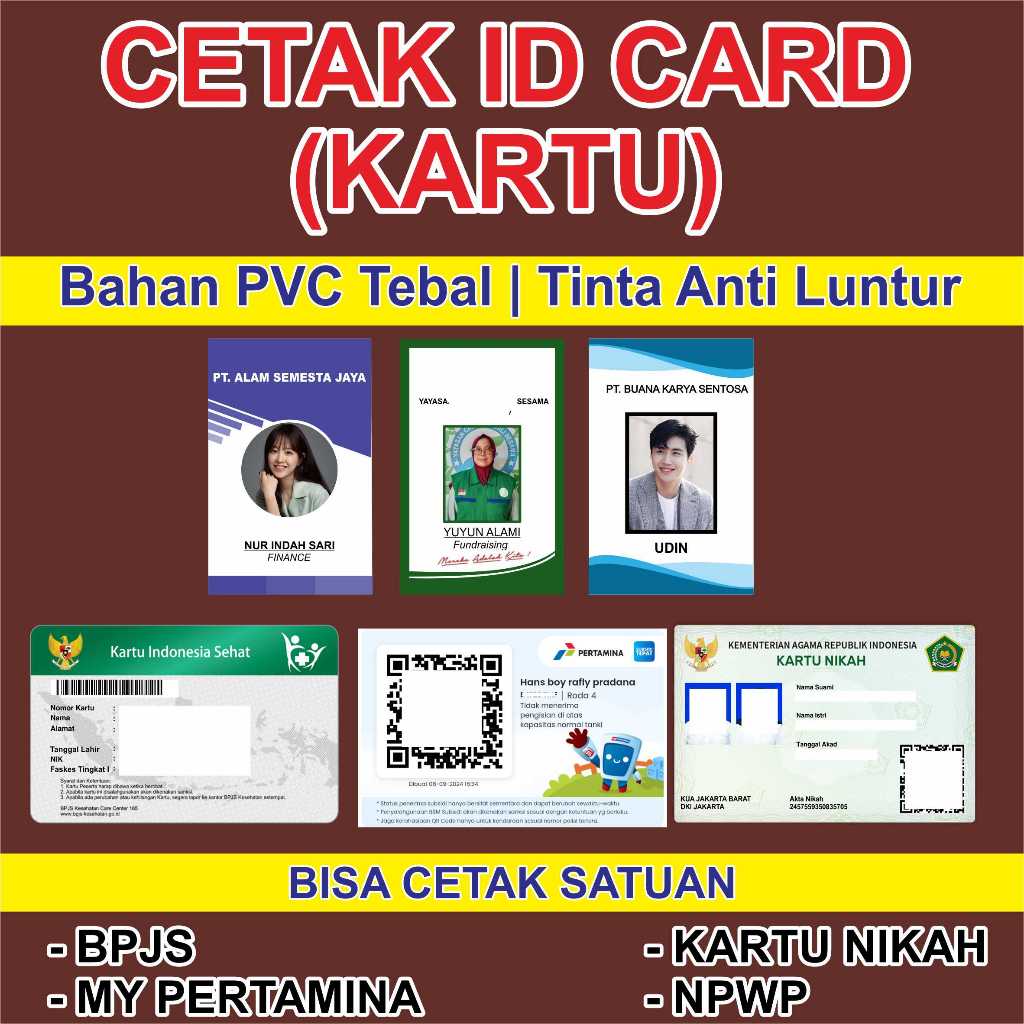 

CETAK ID CARD | CETAK KARTU | SEHARI JADI