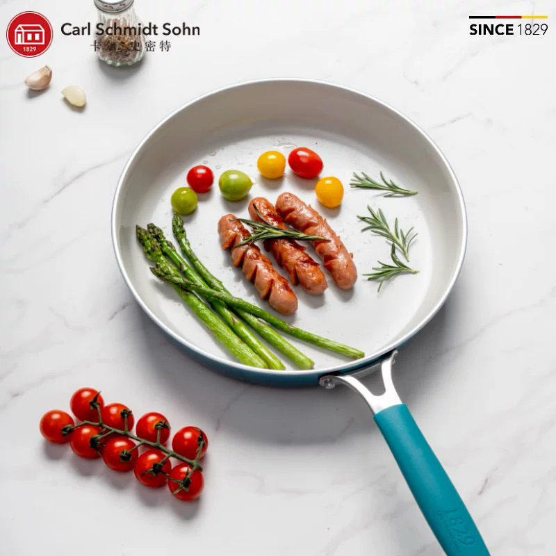 Ceramic Frying Pan Carl Schmidt Sohn Enameled 28cm