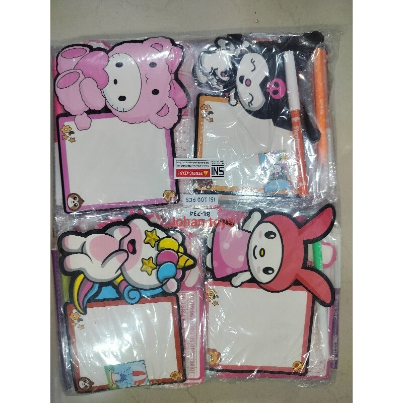 

100 PCS PAPAN TULIS SPIDOL KEMASAN SST