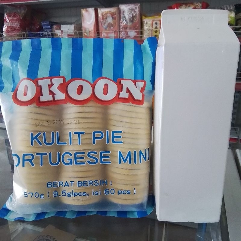 

Okoon Kulit Pie Portugese Mini 60 Pcs + Vla Isian Kue Pie Portugese 907g