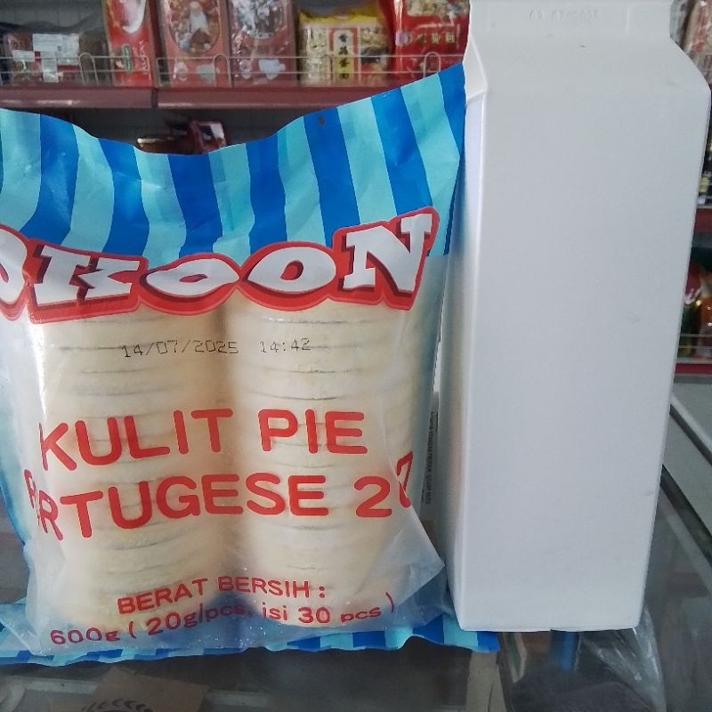 

Okoon Kulit Pie Portugese 207 Isi 30pcs + Vla Isian Kue Pie Portugese 907g