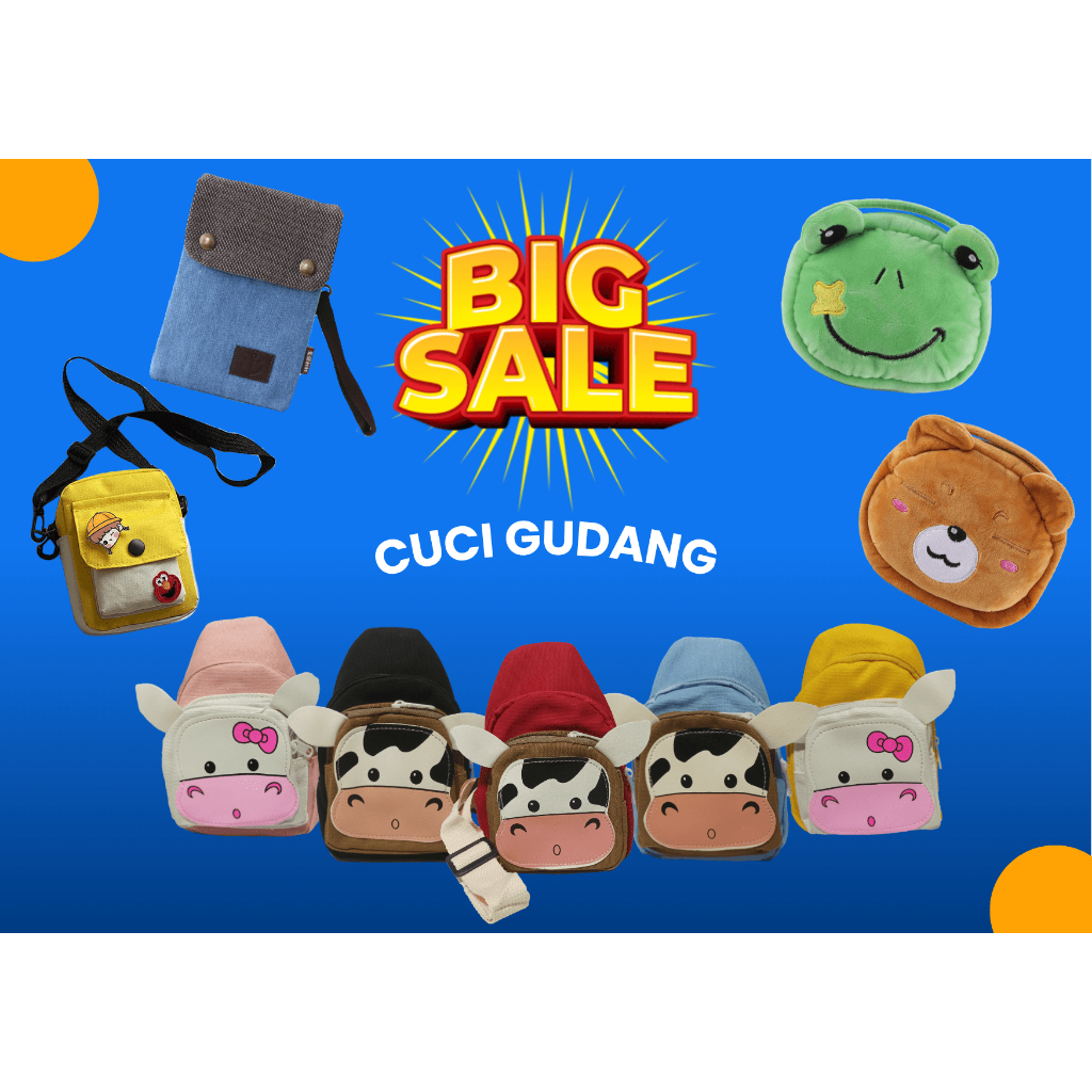 RAMADHAN SALE CUCI GUDANG CRAZY SALE Tas Anak Remaja IMPOR Tas Selempang Fashion Anak Lucu Imut Unik