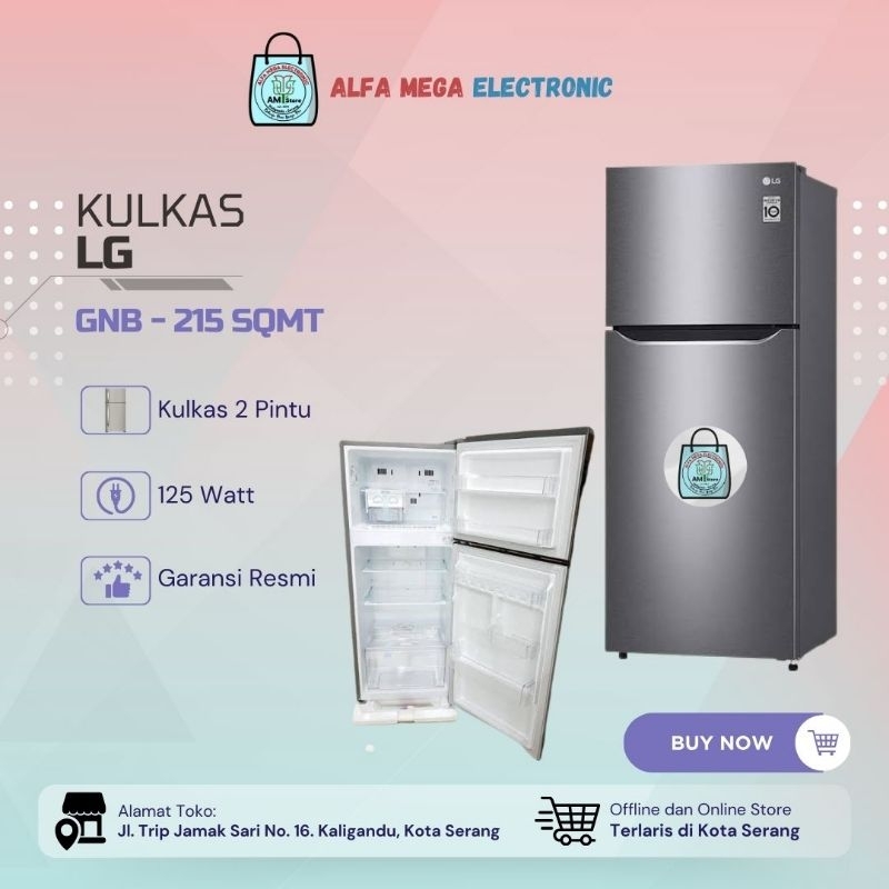 kulkas LG GNB 215 SQMT (2pintu)