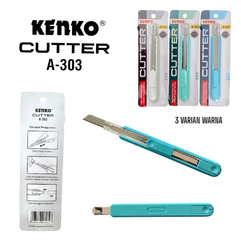 

CUTTER / PISAU CUTTER / KENKO CUTTER / CUTTER KECIL / KENKO A-303