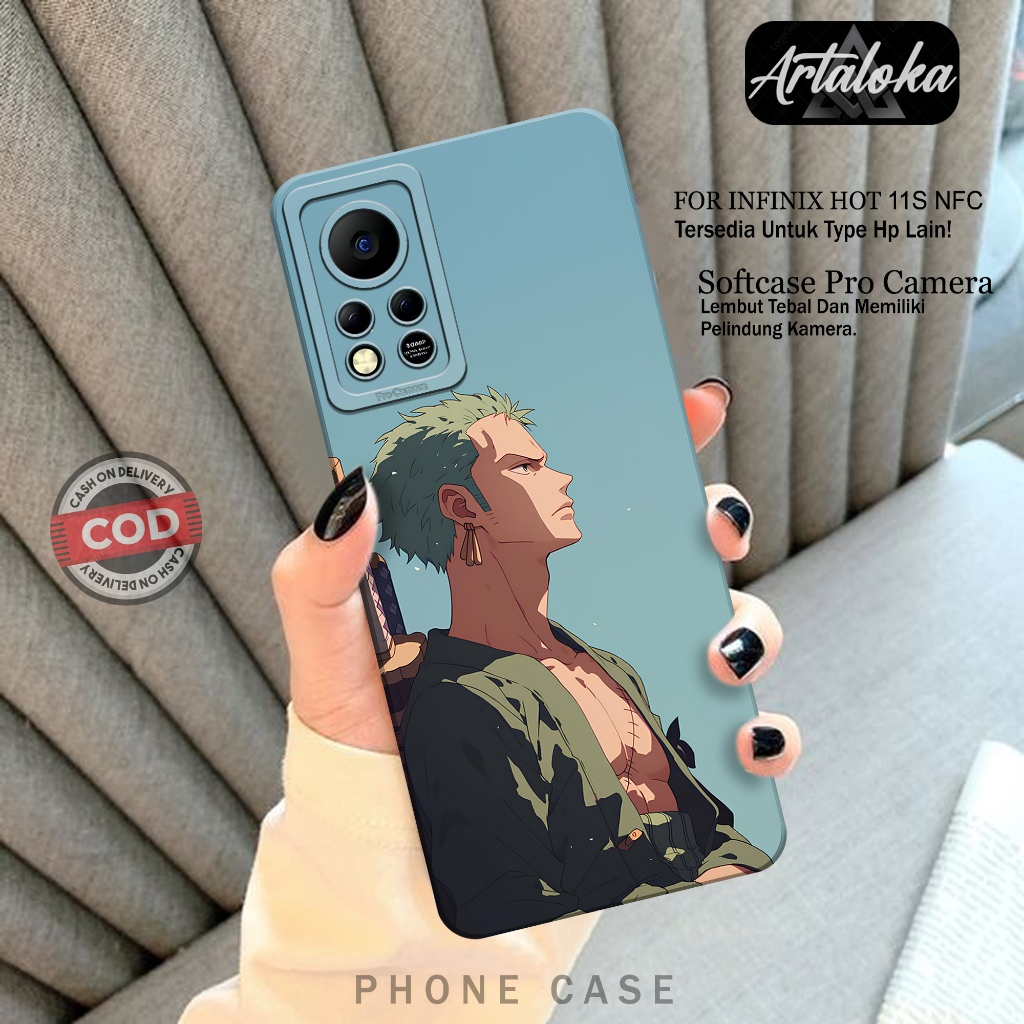 Case Hp Infinix Hot 11S NFC Fashion Case Anime Softcase Infinix Hot 11S NFC Silikon TPU Pro Camera C