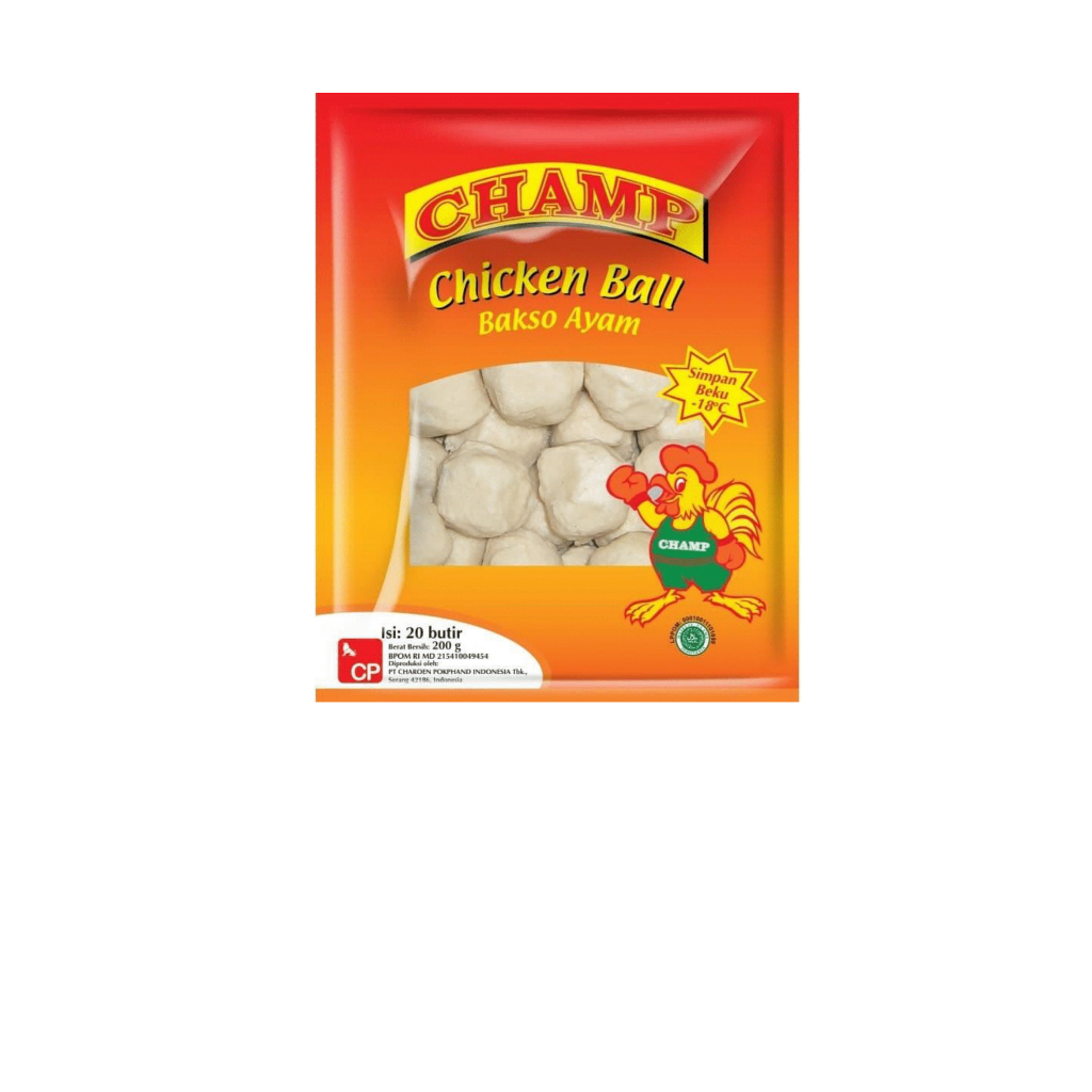 

CHAMP CHICKEN MEATBALL 200 GRAM