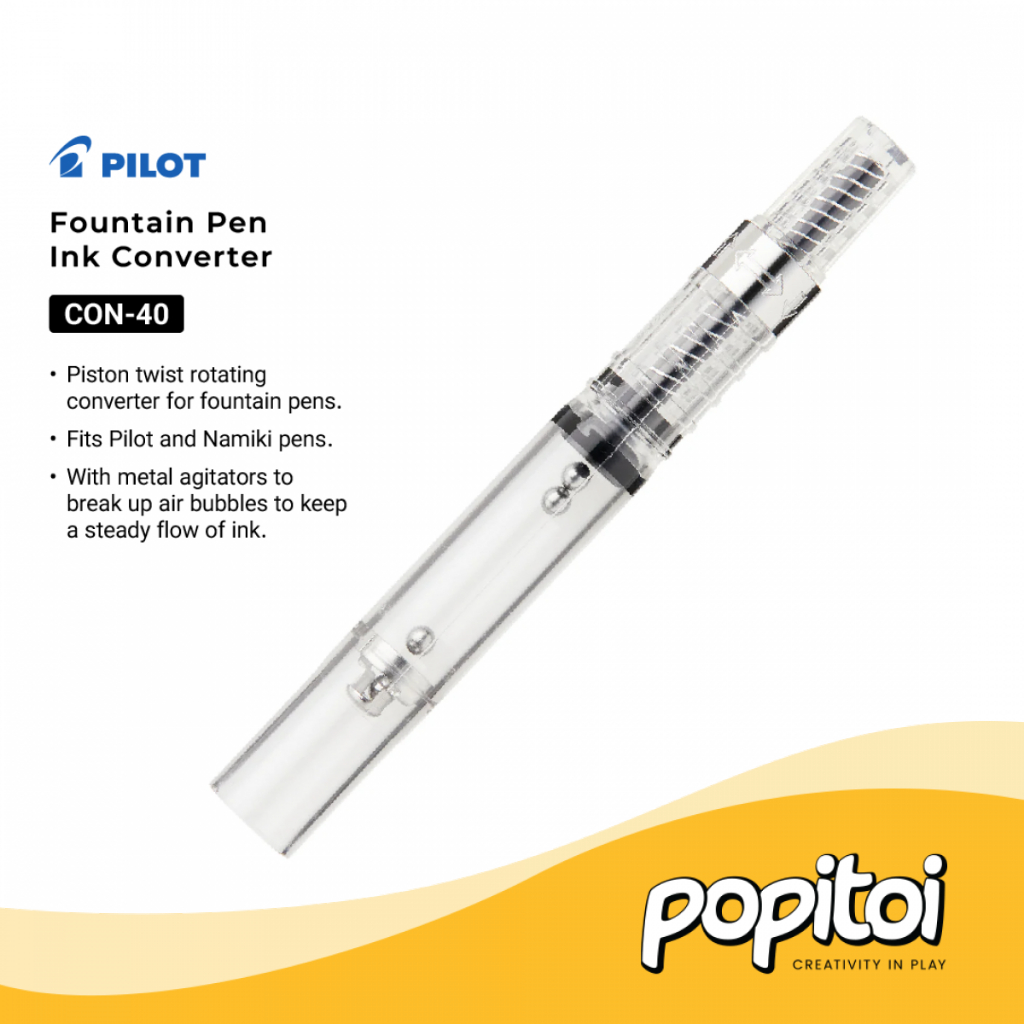 

Pilot CON-40 Fountain Pen Ink Converter Rotating Type Konverter Putar